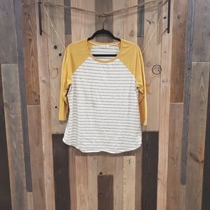 3/20$ bundle Maurice 3/4 sleeve baseball. T in wom